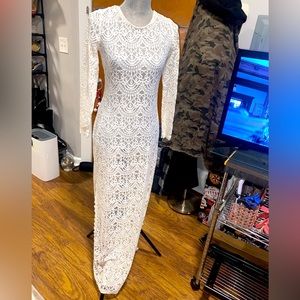 Lace Maxi Beach Resort Dress